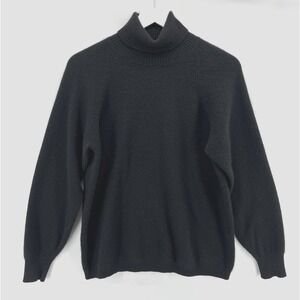 Unbranded 100% Cashmere Turtleneck Womens Medium Black